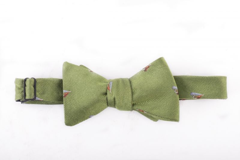 Peter Blair silk “Fish Fly” bow tie, $65 at Grady Ervin &amp; Co.