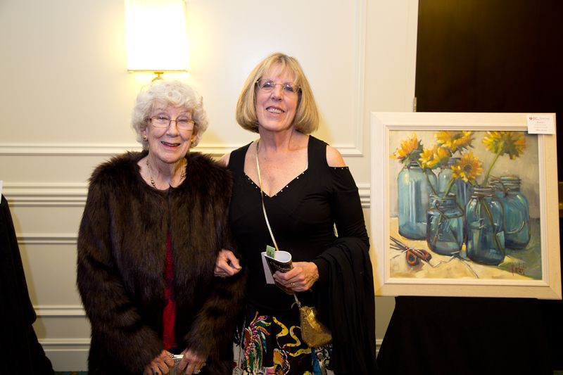 Artist Hilarie Lambert &amp; her mother Barbara Balding