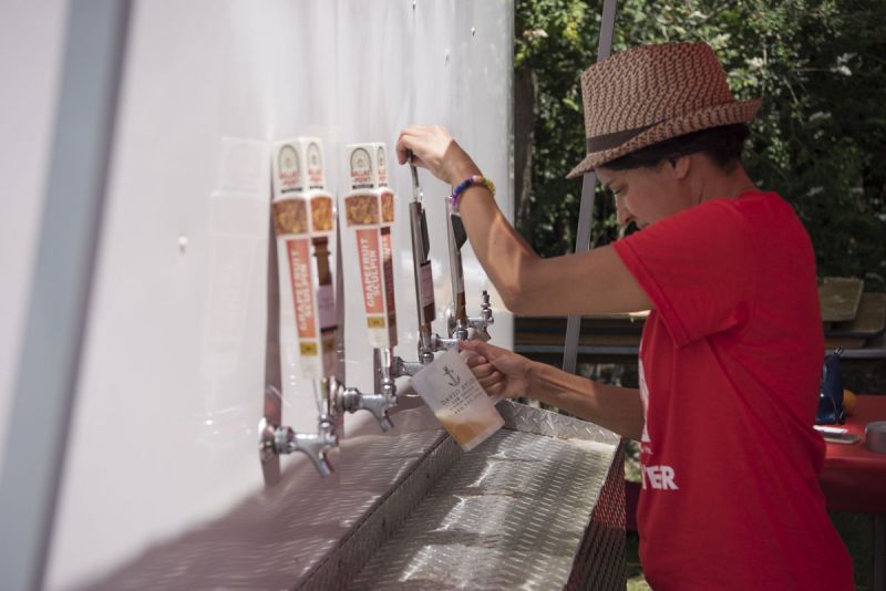 Attendees helped themselves to beer taps from breweries across the southeast region.