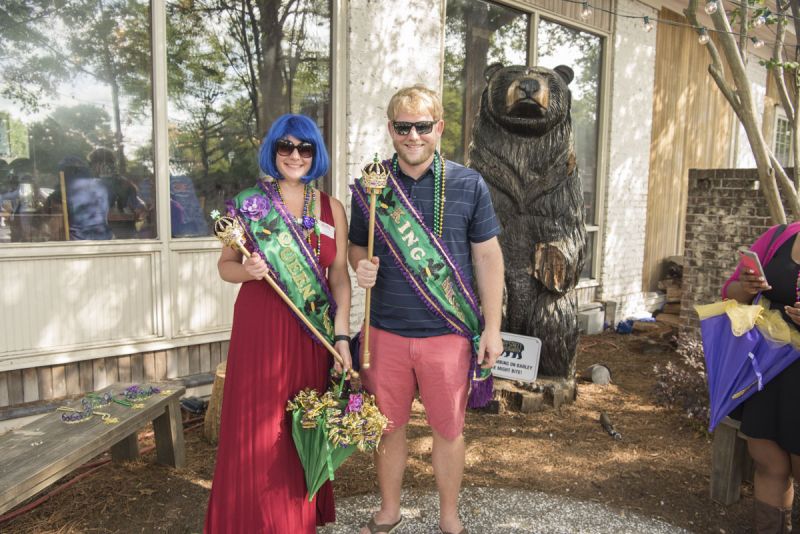 Austin Watson and Kari Tippens were crowned King and Queen of the Krewe.
