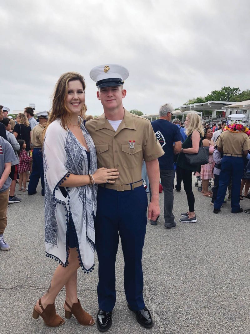 Running Man: “I was never fond of running until my time with the Marine Corps. Now, I use it to clear my head, flesh out ideas, and get some needed exercise.”