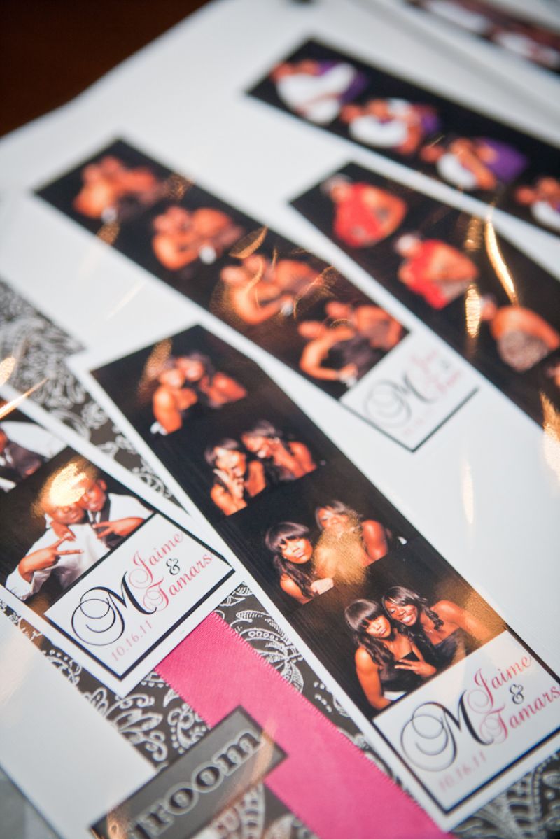 CAPTURE EVERY MOMENT: Guests hammed it up in the Shutterbooth and four-photo reels were given as personalized favors. “Six months later our guests are still talking about it,” says Jaime.