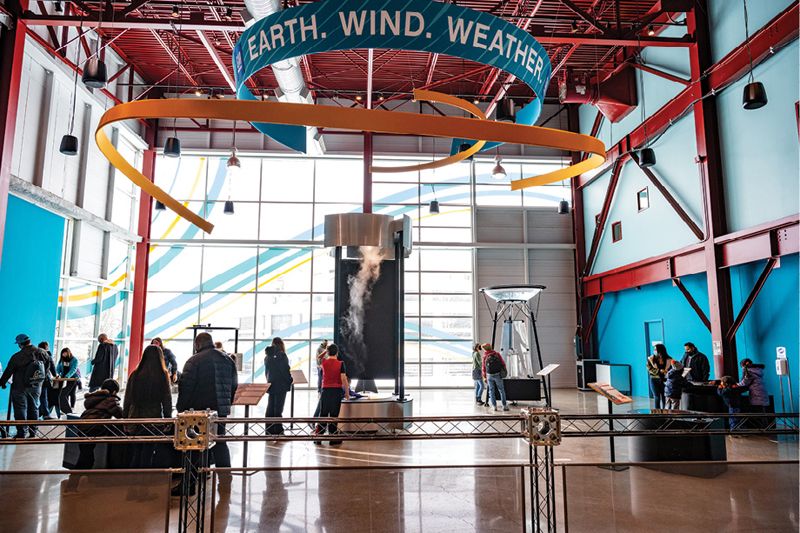 The Michigan Science Center tornado exhibit
