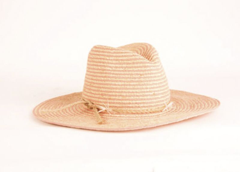 Gigi Burris “Jeanne” hat in “natural/papaya,” $413 at Hampden