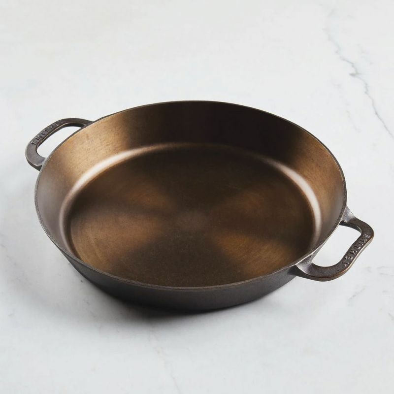 In the Pan: “The quality of Smithey Ironware is unmatched for cooking breakfast—pancakes, bacon, and eggs—but also for searing meat.” —Michael