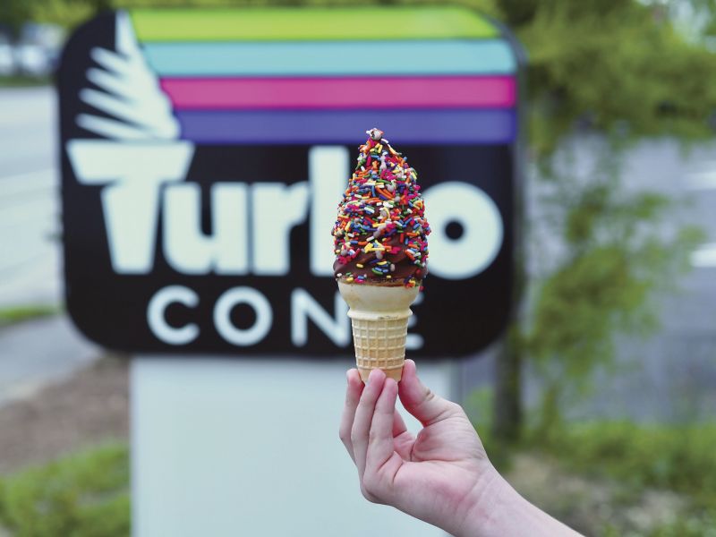 Frozen Treat: “Turbo Cone is the best reminder of New England summers. Always a chocolate and vanilla swirl, dipped, with rainbow sprinkles.” —Michael