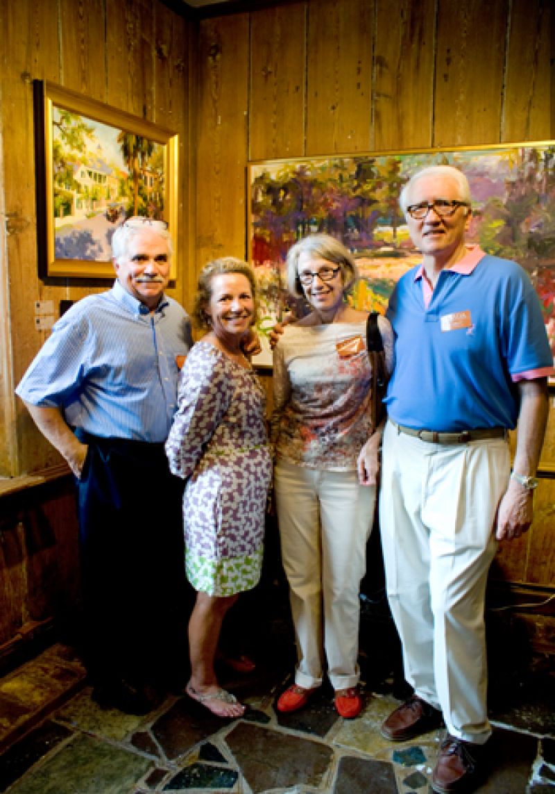 Bill and Amy Sage with Betty and Bardley Anderson at Smith-Killian Fine Art