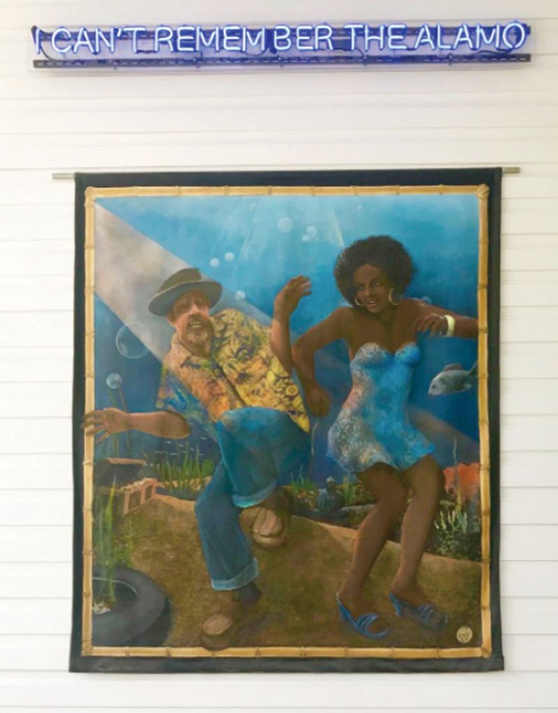 Dancing With Foxy Brown (48 x 60 inches, 2013)