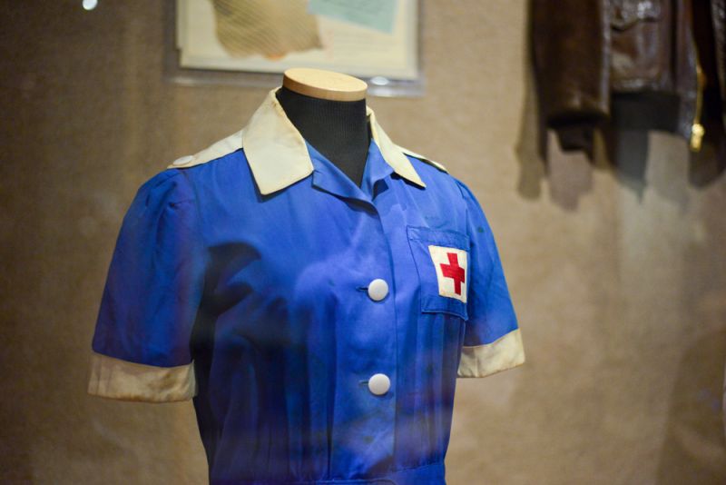 A nurse uniform from World War II