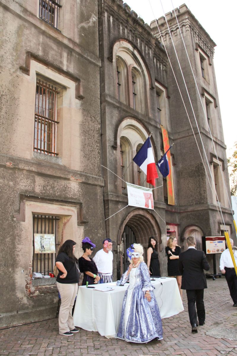 The City Jail was transformed into 18th century France