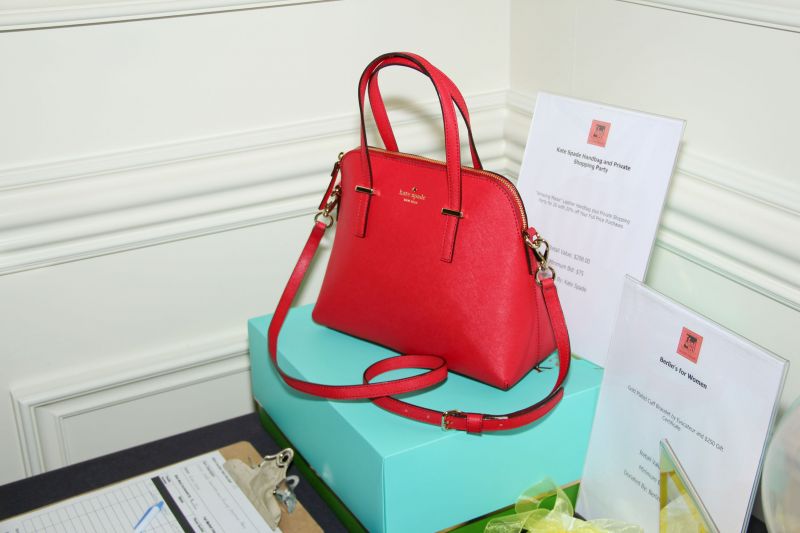 This Kate Spade handbag included a private shopping party at the Kate Spade store.