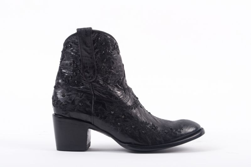 “Sozey Zipper” boot with crystals, $580 at Out of Hand