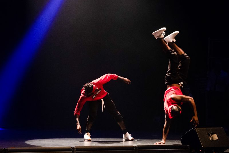 Breakdancers Kyle K&#039;Otic Johnson and Lamar Hunter steal the show