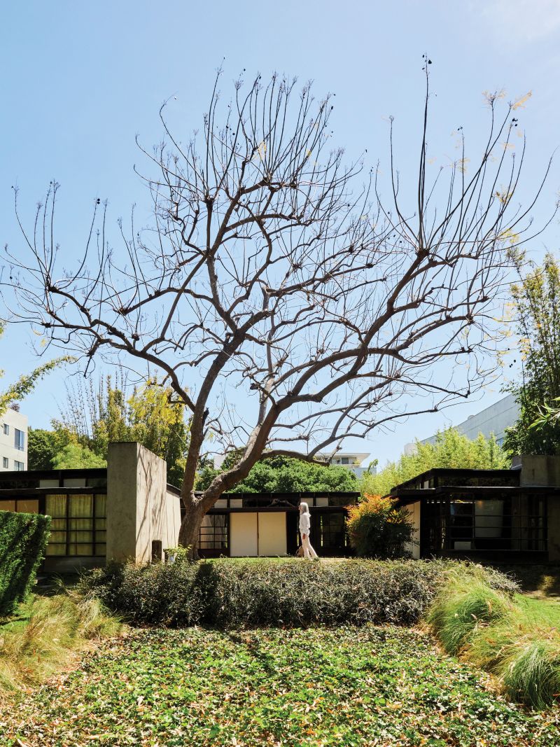 Modern Love: With low, flat rooflines and flanked by gardens, the 1921-built Schindler House in West Hollywood is still studied as a landmark of California modernism.