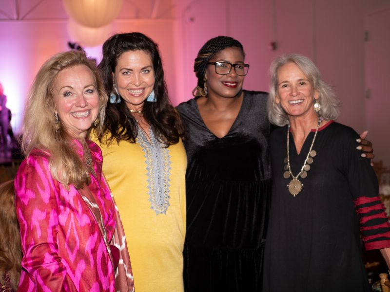 Susan Hull Walker, Cathryn Davis, Zandrina Dunning, and Stephanie Hunt pose for a photo.