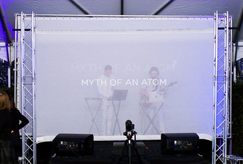 Myth of an Atom provided the evening’s abstract entertainment.