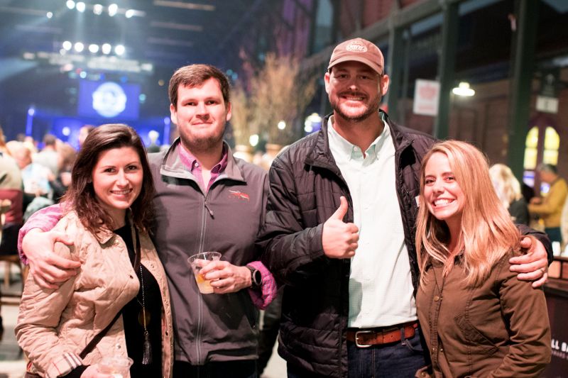 Chad and Michaele Frampton with Lindsay and Stephen Jackson