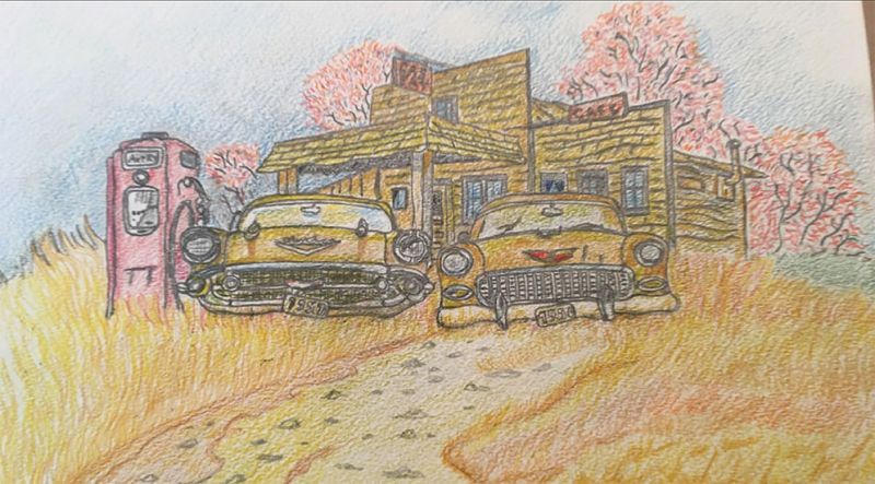 Examples of works completed through the Watercolor Boot Camp, a free, six-week, online course to help veterans “express themselves when words can’t and to provide a way to navigate a sometimes difficult world with creativity, purpose, and joy”