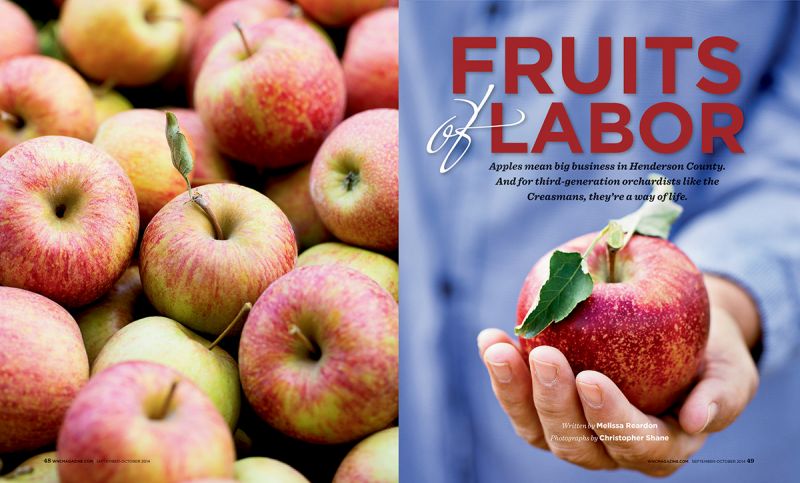 “Fruits of Labor,” WNC magazine, September-October 2014