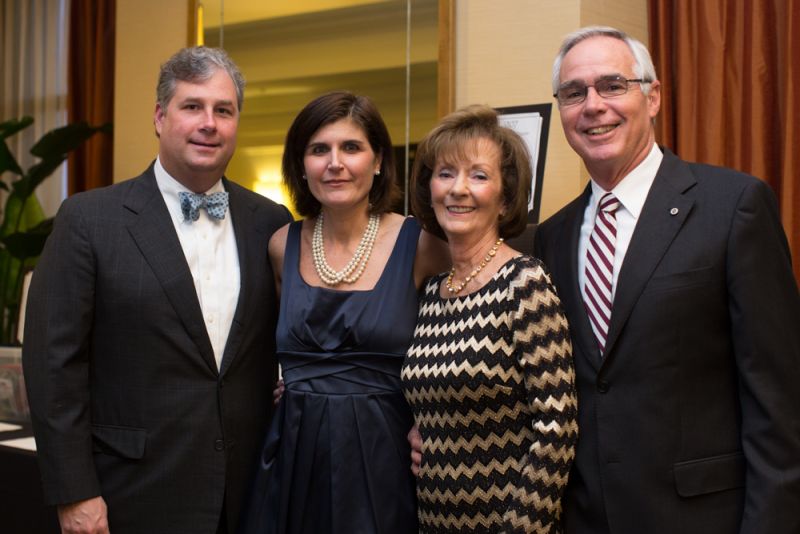 Elizabeth and Marc Marchant with Ann and David Morris