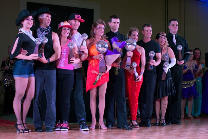 A local belly-dancing troupe started off the show.