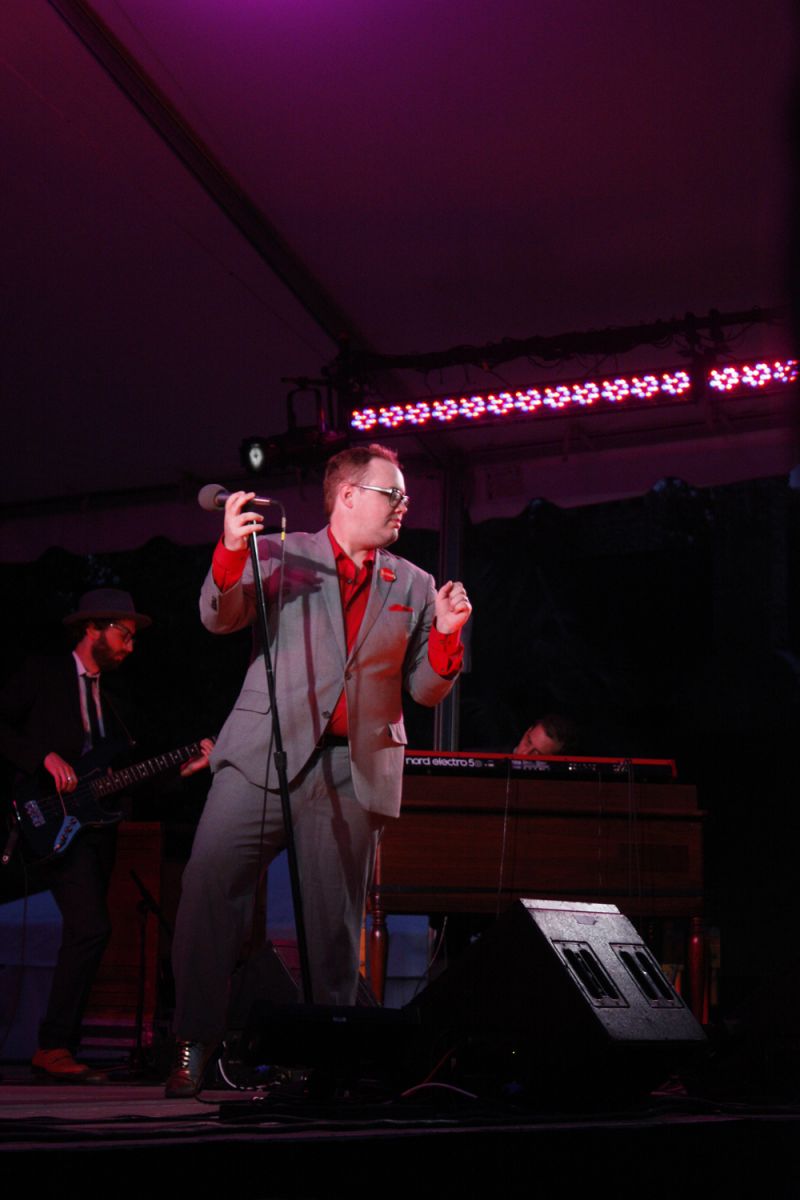 Paul Janeway, lead singer of St. Paul and The Broken Bones, crooned for the crowd.
