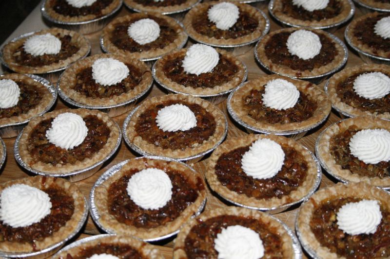 Mini pecan pies made for a great dessert