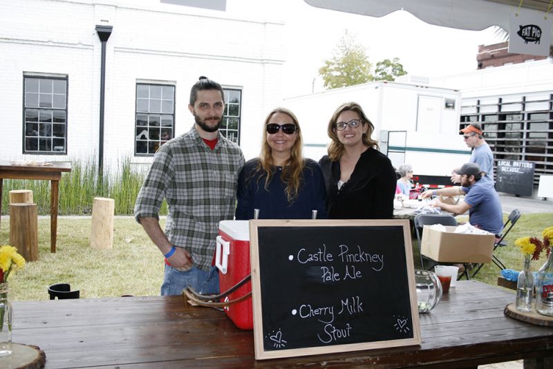 Ahren Warf, Jana Hodge, and Rochelle Peterson of Southend Brewery