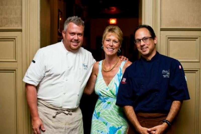 Chef Ford Fry, Linn Lesesne, and chef Marc Collins