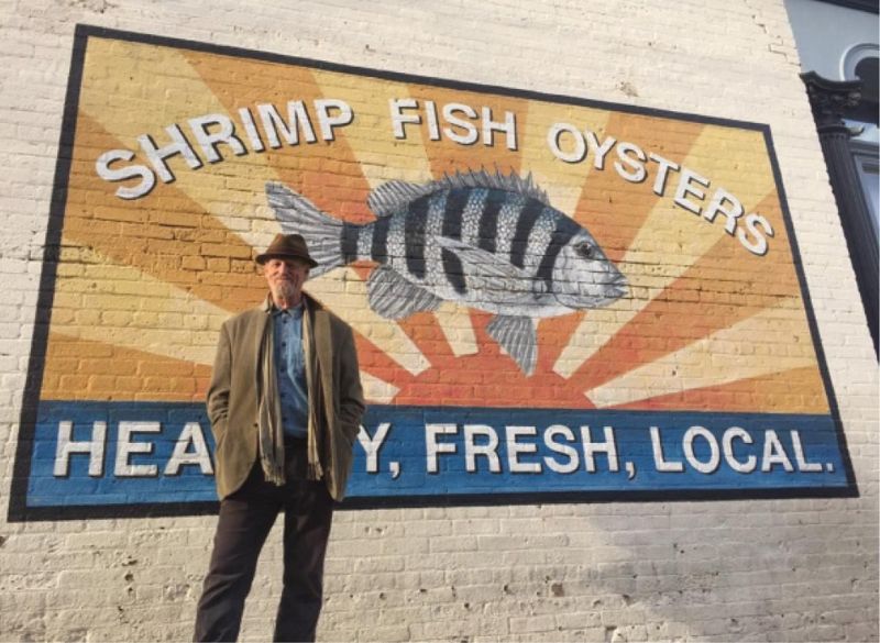 Painting the Town: A handful of Boatwright’s 30-plus murals around Charleston and the Lowcountry: Amen Street Fish &amp; Raw Bar (Cumberland Street)