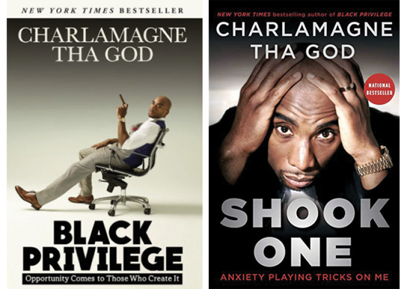 His best-selling books, Black Privilege (2017) and Shook One (2018), the latter details how he manages his fears and anxieties.