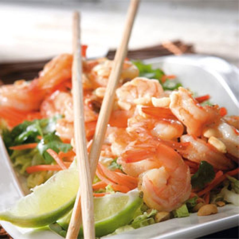 Thai Shrimp Shaker Salad