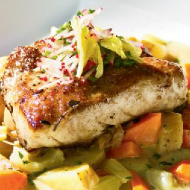 How To Make Kevin Johnson’s Pan-Roasted Triggerfish with Clam Chowder