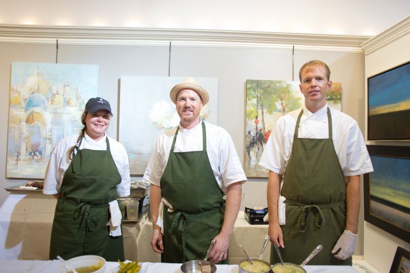 The Cypress team was comprised of Jessica Felton, executive chef Craig Deihl, and Charles Lee.