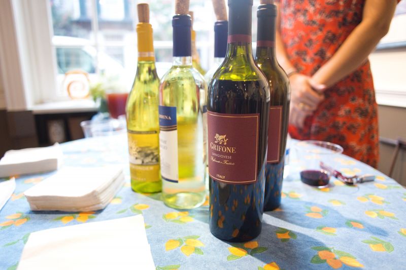 The Grifone Sangiovese was very popular with guests.