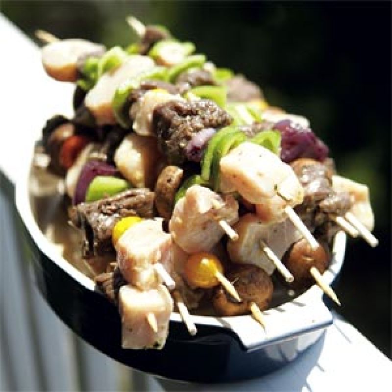 Marinated swordfish outlet kabobs