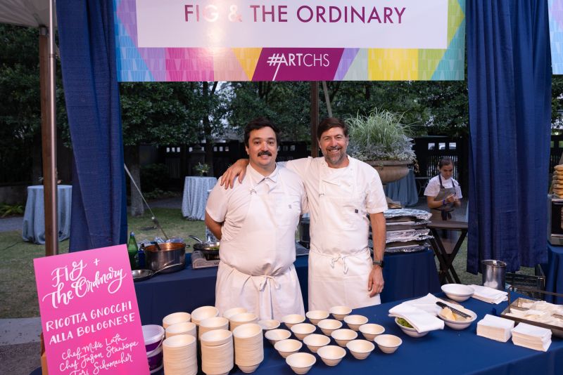 Representing FIG and The Ordinary, chefs Jason Stanhope and Mike Lata made a rich ricotta gnocchi alla bolognese.