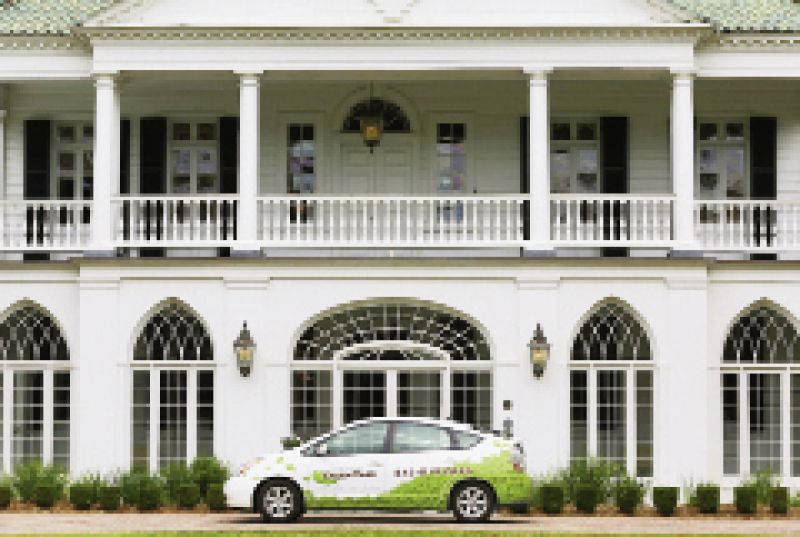 Hybrid car from Charleston Green Taxi