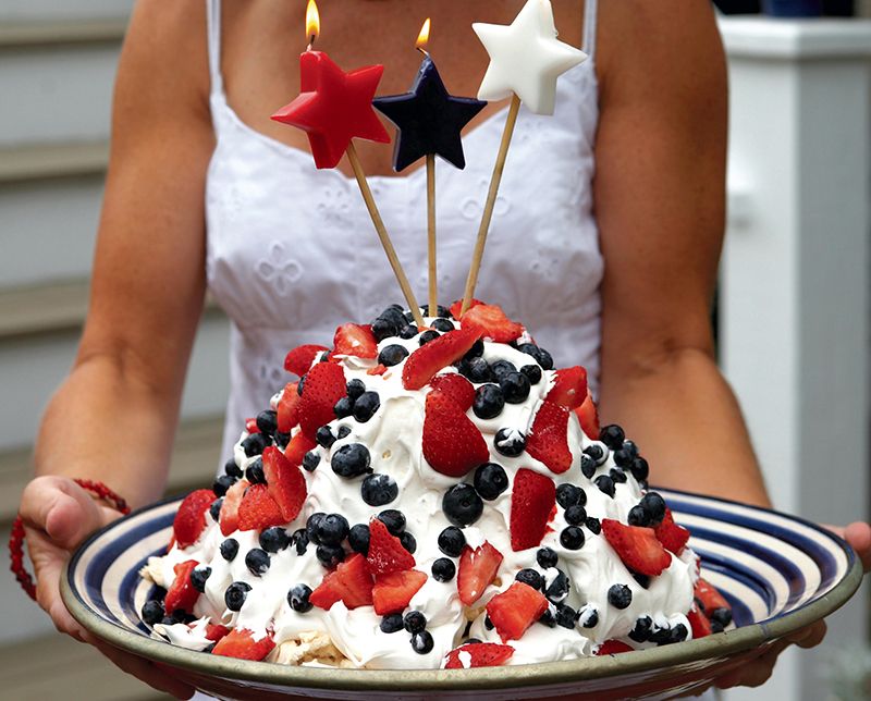 Patriotic Layer Cake: American Flag Cake | 365 Days of Baking and More