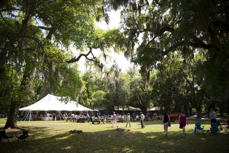 The Middleton Place grounds were the perfect spot to celebrate local fare.