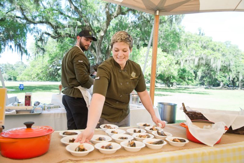Middleton Place presented a &quot;Lowcountry Gumbo&quot; featuring St. Jude&#039;s farm seafood.