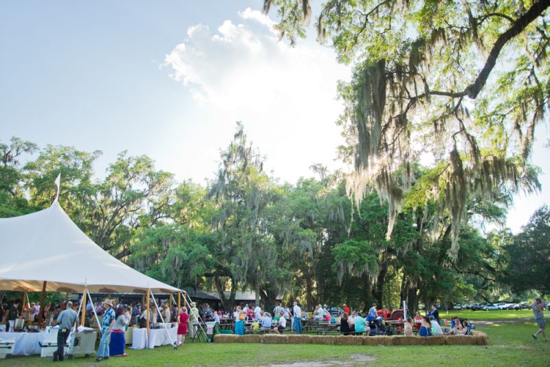 It was the perfect day to celebrate locally produced and harvested vegetables, meats and seafood.