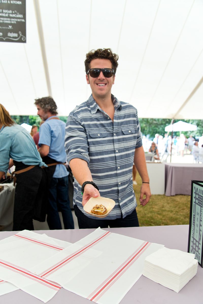 Warehouse’s James Groetzinger offered burnt sugar and buckwheat pancakes.