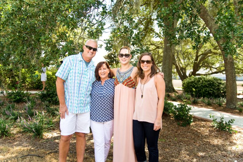 Mike and Anne Ostapiej, Nicole Fernald, and Lindsay Hulsey