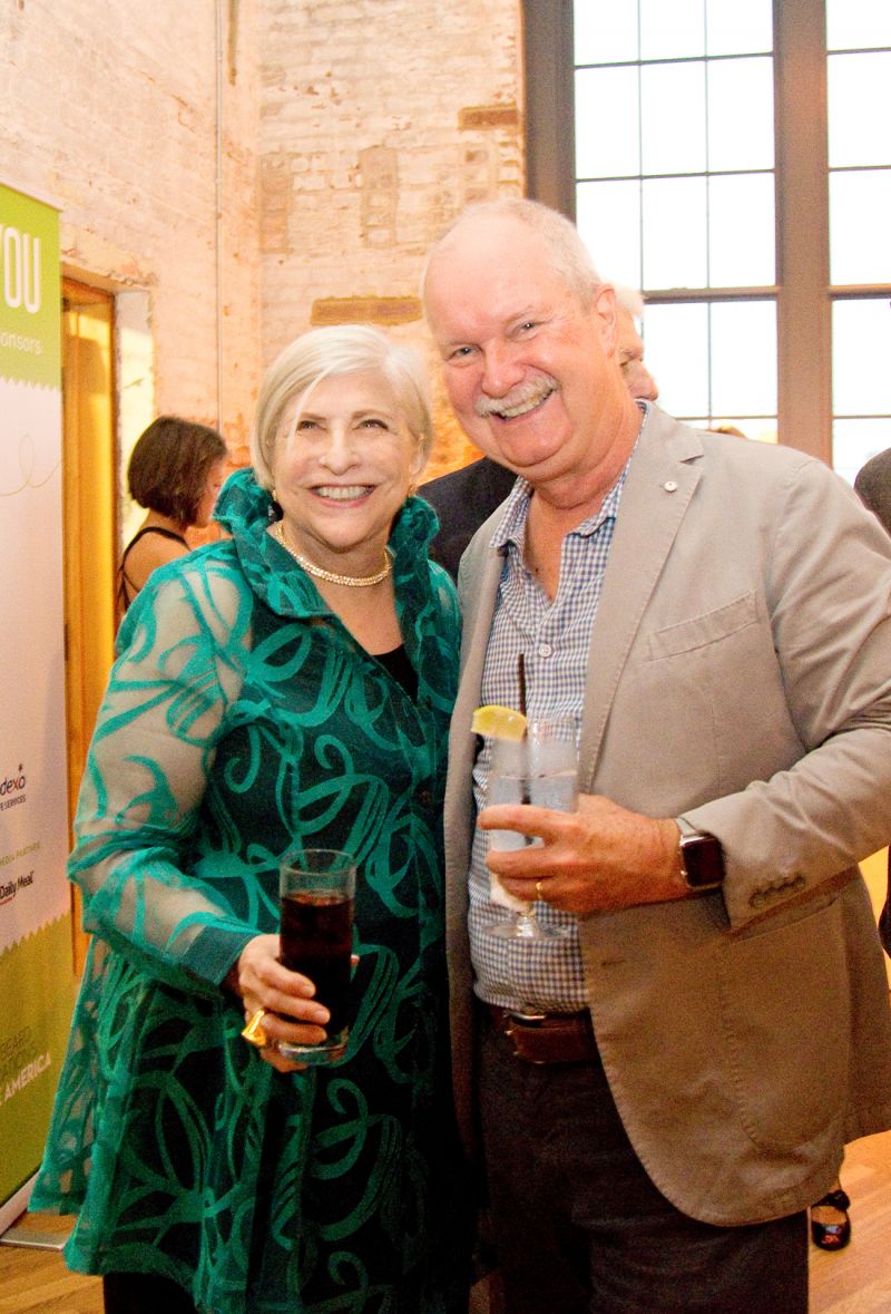 James Beard Award-winning cookbook author and television host Nathalie Dupree and Jay Millard