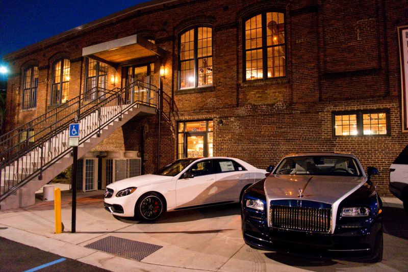 Baker Motors provided luxury cars available for bidding.