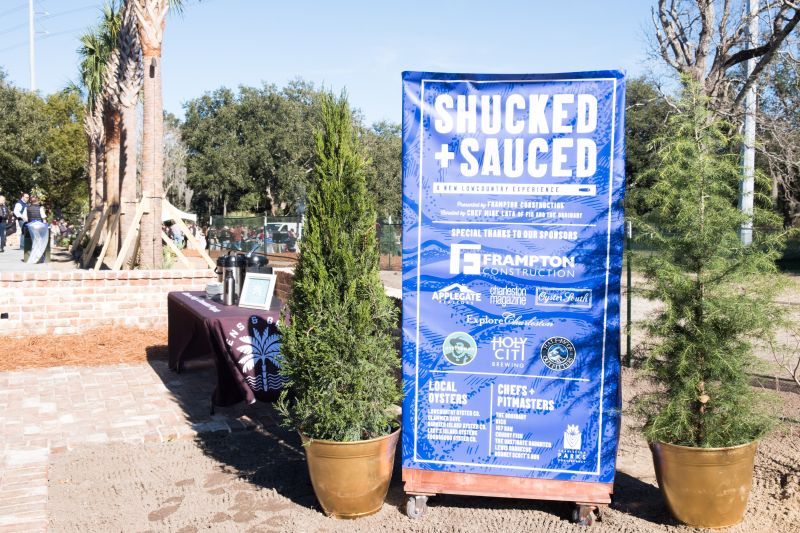 The Charleston Parks Conservancy&#039;s work on the newly renovated Rose Pavillion flourished as the venue for the first Shucked + Sauced