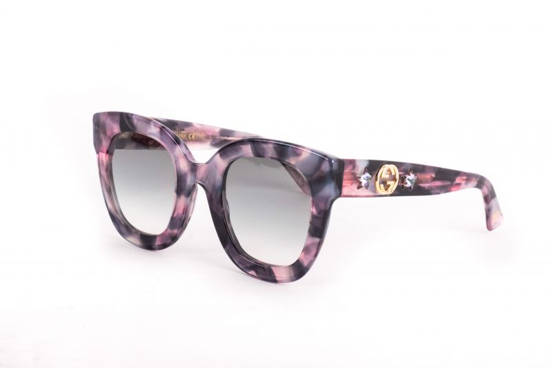 Gucci &quot;Star&quot; sunglasses in purple acetate, $420 at Gwynn&#039;s of Mount Pleasant