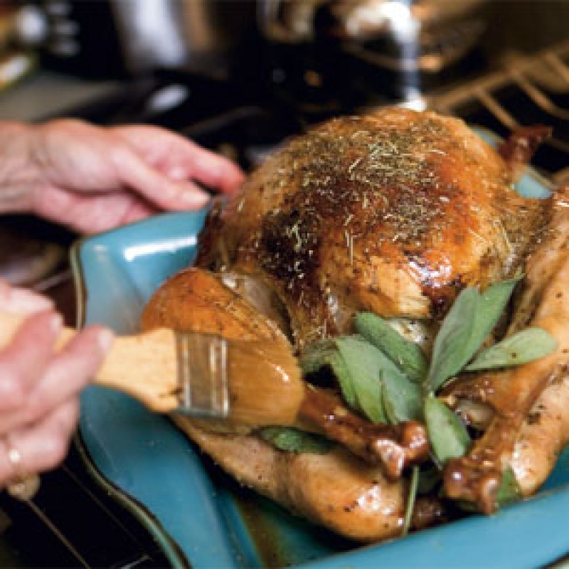 Roasting Frozen Turkey and Giblet Gravy Recipe