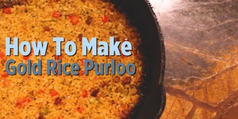 Embedded thumbnail for VIDEO: How To Make: Gold Rice Purloo